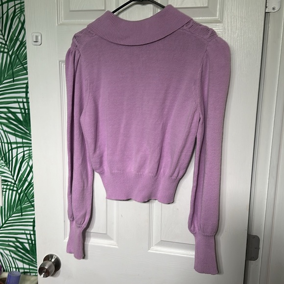 Lilac Who What Wear Collared Sweater Jumper - Picture 4 of 4